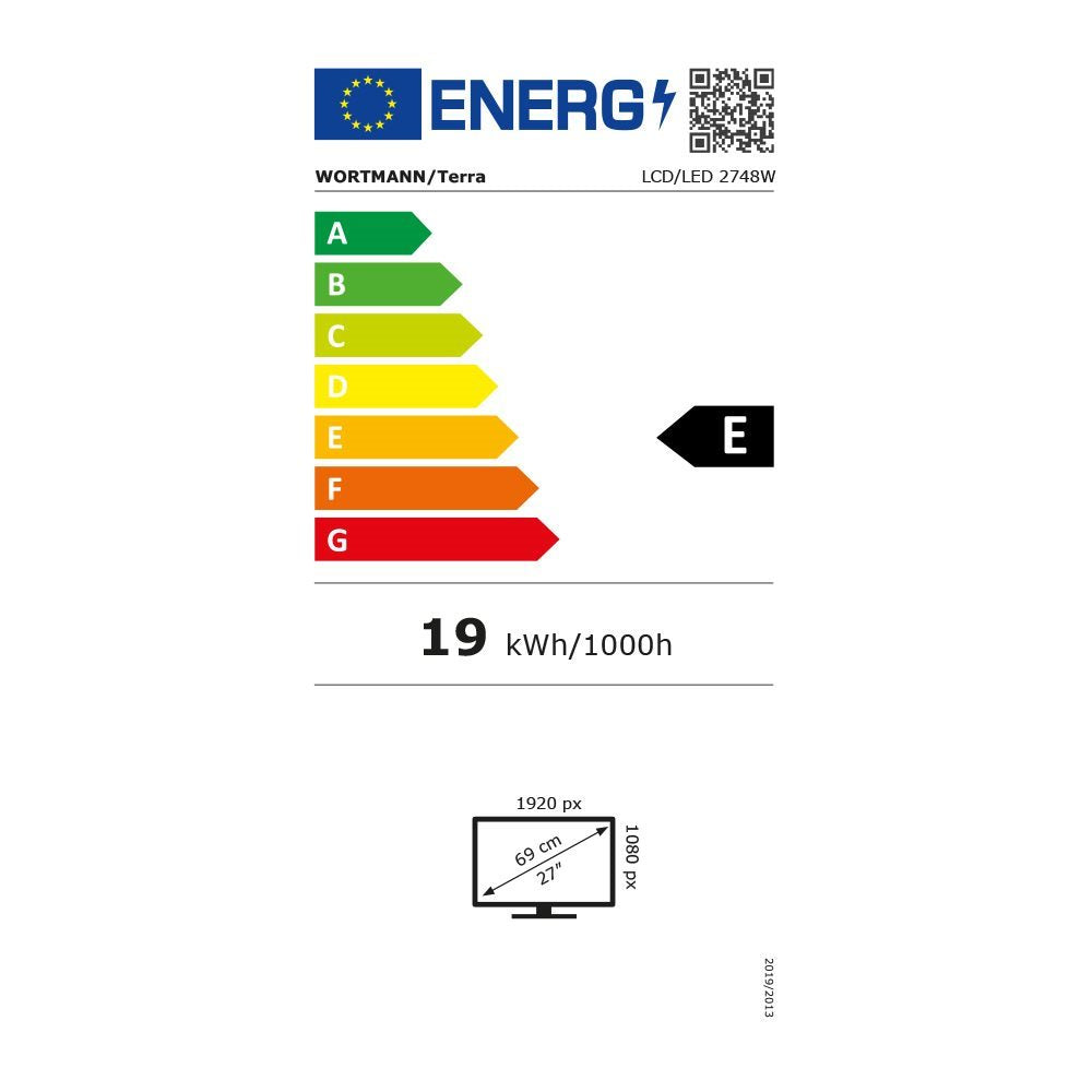 TERRA LCD/LED 2748W V3 noir HDMI/DP/USB-C GREENLINE PLUS